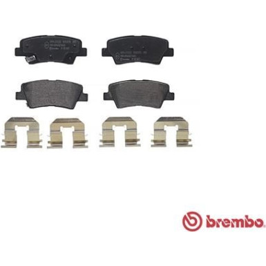 BREMBO Bremsklötze HA | HYUNDAI i30,i40,Sonata,KIA Optima,Rio,Ceed 05 | P 30 067