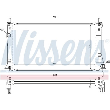 Wasserkühler PKW | MAZDA 5 2.0i 10 | 68528