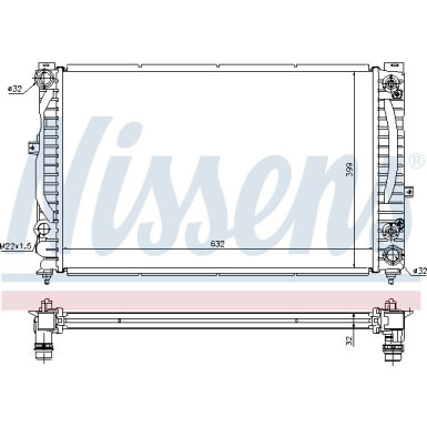 Wasserkühler PKW | VW Passat 00-05 | 60228A