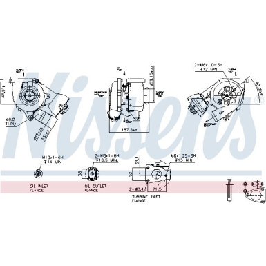 Nissens Turbo | FORD C-Max,Focus,VOLVO 03 | 93102