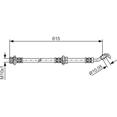 Bremsschlauch | NISSAN Micra,Note | 1987476363