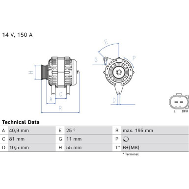 Lichtmaschine | FIAT Ducato 06 | 0 986 086 270