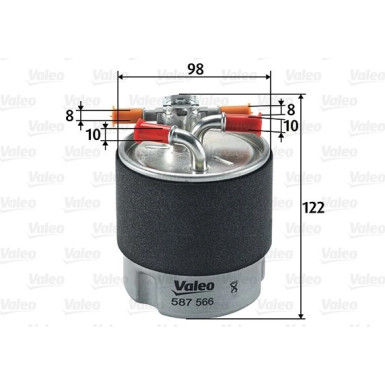 VALEO Kraftstofffilter | 587566