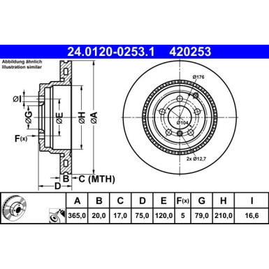 Bremsscheibe | 24.0120-0253.1