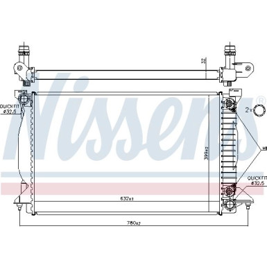 Wasserkühler PKW | AUDI A4 01-05 | 60303A