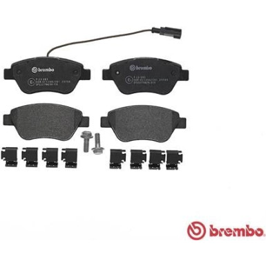 BREMBO Bremsklötze VA | FIAT Bravo, Doblo, Panda 01 | P 23 085