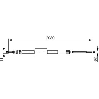 Handbremsseil | RENAULT Megane,Scenic 03 | 1987477787