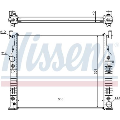 Wasserkühler PKW | MERCEDES ML500 AUT 05 | 62576A