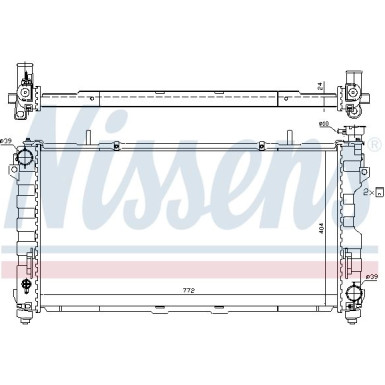 Wasserkühler PKW | CHRYSLER VOYAGER 3.3i V6 01 | 61005