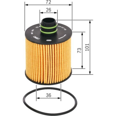 Ölfilter | ALFA,FIAT,OPEL,JEEP,LANCIA | F 026 407 108