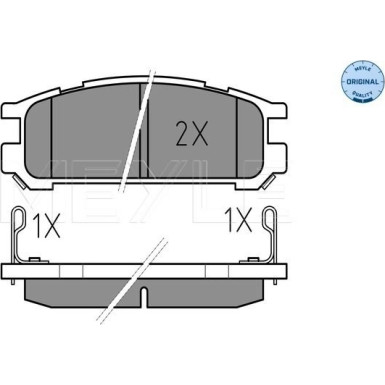 Bremsbelagsatz Subaru T. Impreza/Legacy 1,8-2,5 4Wd 89-00 Mit Sensor | 025 217 0315/W