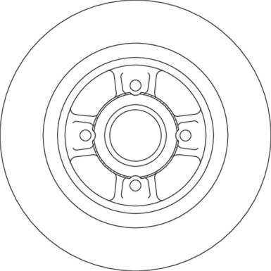 Bremsscheibe Renault T. Scenic | DF4690BS