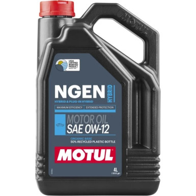 Motul NGEN Hybrid 0W-12 4 Liter | 111885