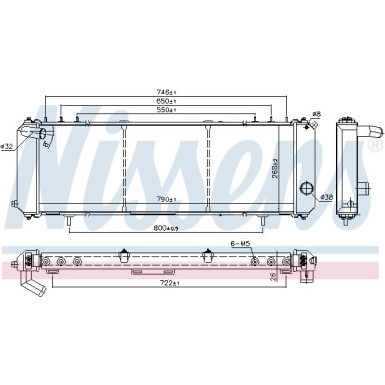 Wasserkühler PKW | JEEP Cherokee | 61008