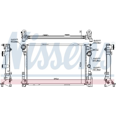 Wasserkühler PKW | MB C-Class W204 07 | 67167