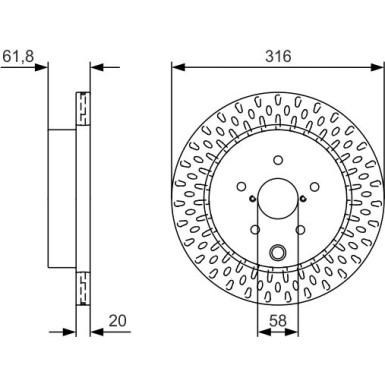 Bremsscheibe | SUBARU | 0 986 479 V05