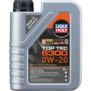 Liqui Moly Top Tec 6300 0W-20 1 l | 21210 | 1 Liter, Kanister Kunststoff