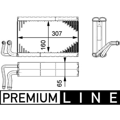 Verdampfer, Klimaanlage | AE 68 000P