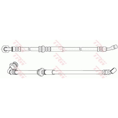 Bremsschlauch | SUZUKI JIMNY 1.3 16V 4x4 05 | PHD431