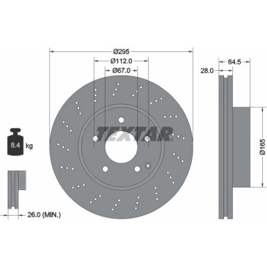 Bremsscheibe | 92165005