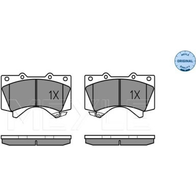 Bremsbelagsatz Toyota P. Landcruiser 4.5/4.7 08- Mit Sensor | 025 243 8618/W