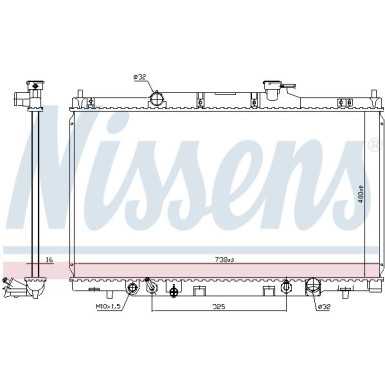 Wasserkühler PKW | HONDA CR-V 2.4 02-06 | 68606