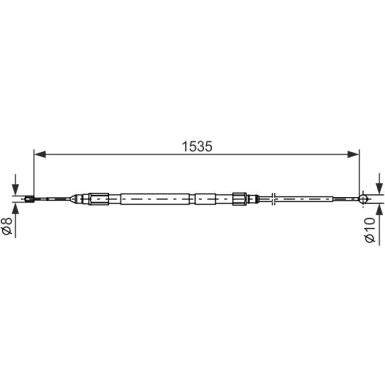 Handbremsseil | BMW E90 05 | 1987477950