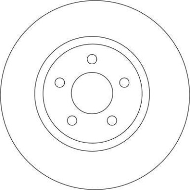 Bremsscheibe Chrysler P. Cruiser 1.6-2.4 00-10 | DF4190