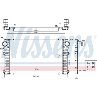 Ladeluftkühler PKW | Toyota RAV4 12 | 96347