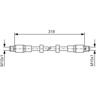 Bremsschlauch | AUDI A6 | 1987476247