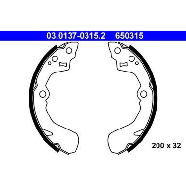 Bremsbackensatz | 03.0137-0315.2