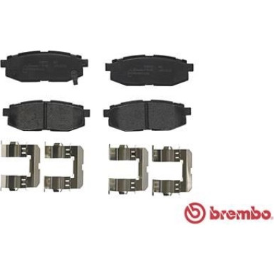 BREMBO Bremsklötze HA | SUBARU Legacy/Tribeca 05 | P 78 018