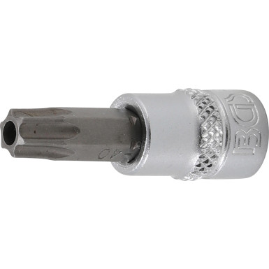 BGS Bit-Einsatz | Antrieb Innenvierkant 6,3 mm (1/4"""") | T-Profil (für Torx) mit Bohrung T40 | 2363