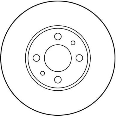 Bremsscheibe Fiat P. Stilo/Punt | DF2734