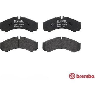 BREMBO Bremsklötze VA | IVECO Daily 99 | P A6 021