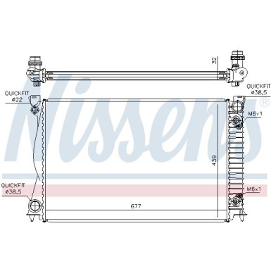 Wasserkühler PKW | AUDI A6 04 | 60233A