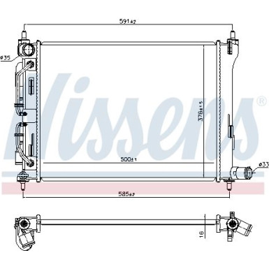 Wasserkühler PKW | Kia Rio IV 16 | 606732