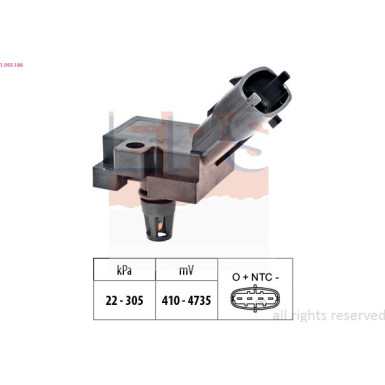 Luftdrucksensor, H÷henanpassun | 1.993.186