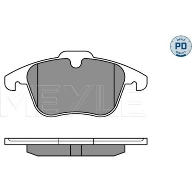 Bremsbelagsatz Ford P. Mondeo/Galaxy/V70/S80 06 | 025 241 2319/PD