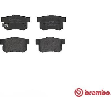 BREMBO Bremsklötze HA | HONDA Accord, Civic 00-07 | P 28 039