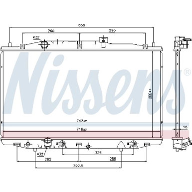 Wasserkühler PKW | HONDA ACCORD 03 | 69475