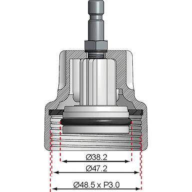 BGS Adapter Nr. 18 für Art. 8027, 8098 | für VW | 8027-18