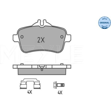 Bremsbelagsatz Db T. W166 11 | 252521618