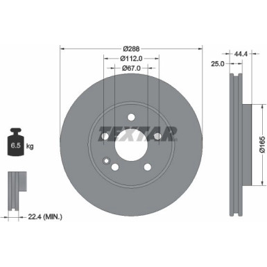 Bremsscheibe Db P. W169/W245 2.0 04-12 | 92132005