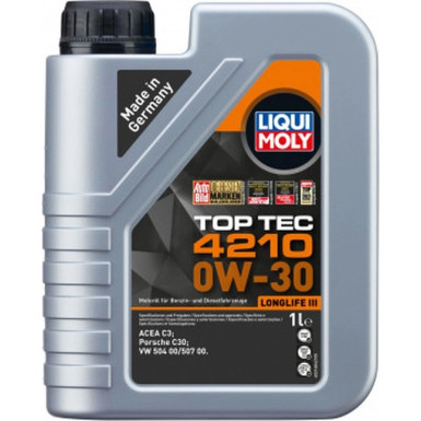 Liqui Moly Top Tec 4210 0W-30 1 l | 21604 | 1L Kanister Kunststoff