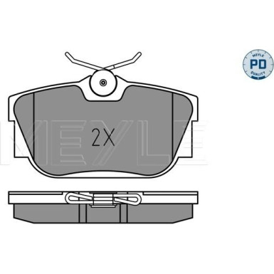 Bremsklötze HA Platinum | FORD, SEAT, VW Sharan, T5 95 | 025 234 4616/PD