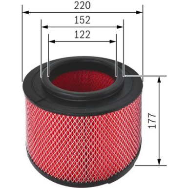 Luftfilter | TOYOTA,FORD,MAZDA | F 026 400 344