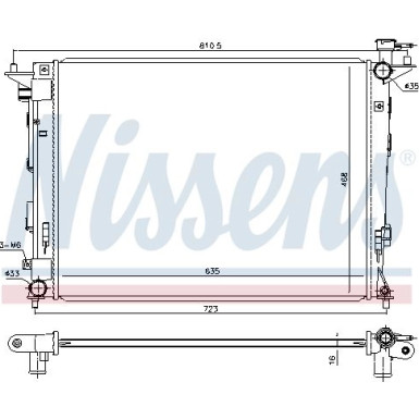 Wasserkühler PKW | Hyundai IX35 09 | 675018