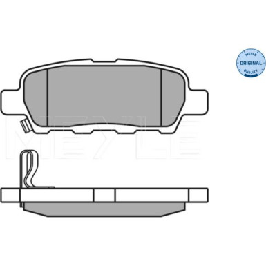 Bremsbelagsatz Nissan T. Qashqai/X-Trail/Cube 07- Mit Sensor | 025 238 7114/W