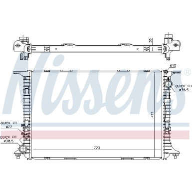 Wasserkühler PKW | Audi A8 10 | 60359